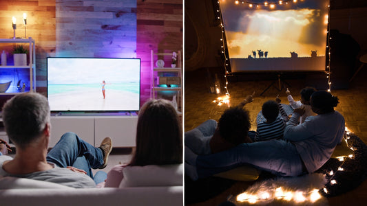 Projector vs. TV: Why Vision Beam is Best for Home Entertainment