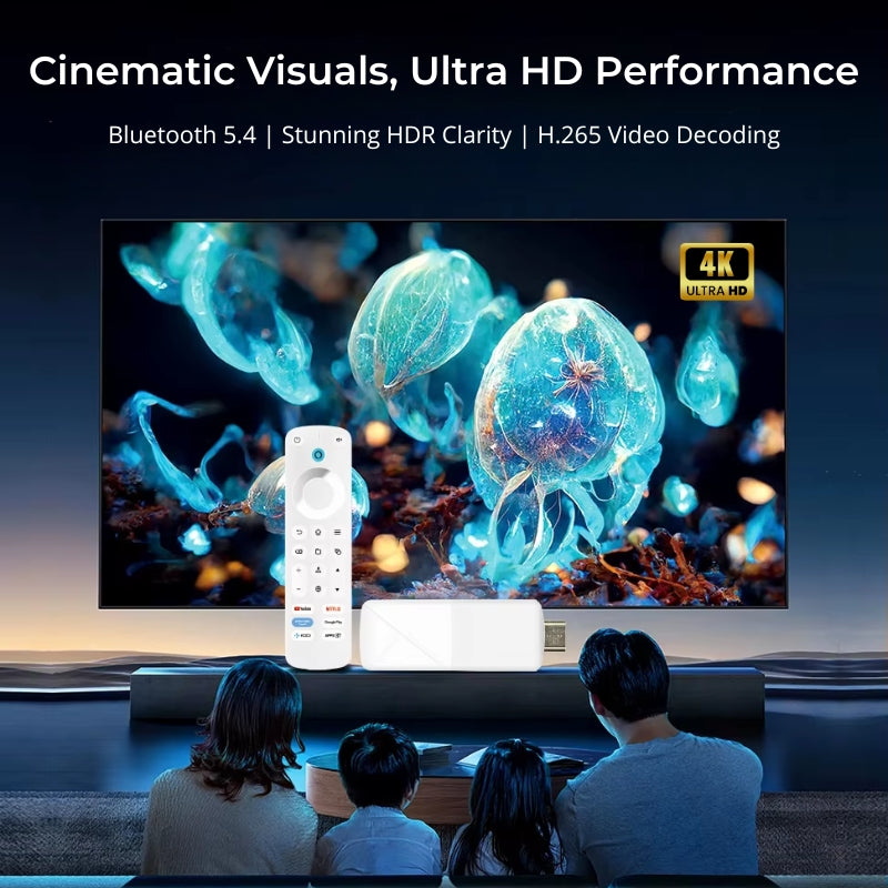 Clé de diffusion VionB - Téléviseur Android 4K HDR