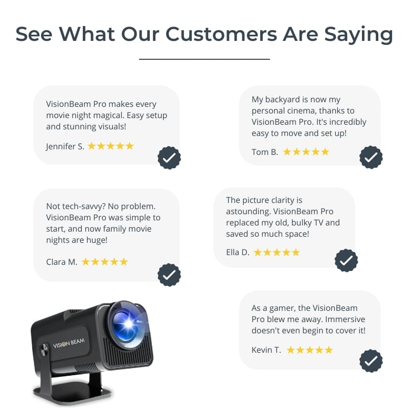 Vision Beam™ Pro - Home Theater Experience