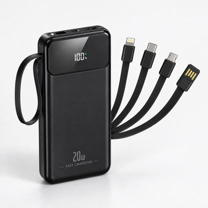 ViPower Quad - 4-Cable Power Bank