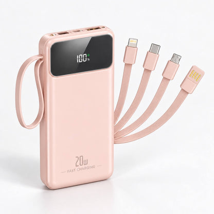 ViPower Quad - 4-Cable Power Bank