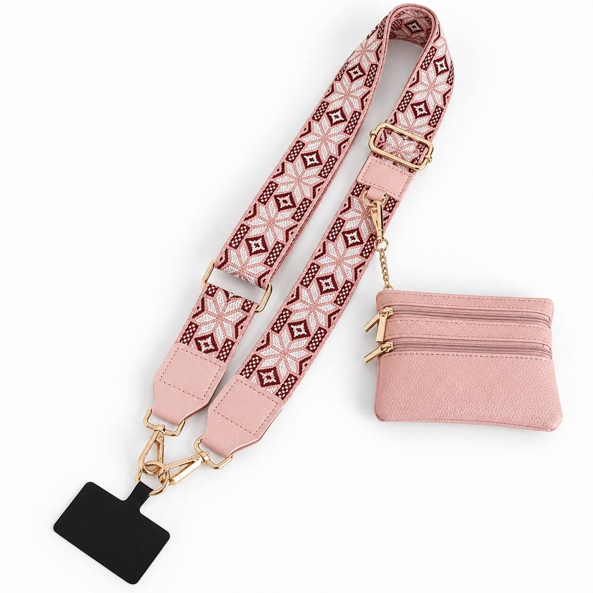 Keep Woven - Patterned Phone Strap & Pouch